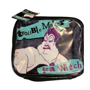 wet n wild Trouble Maker Sea Witch Ursula Cosmetic Bag - Black and Purple